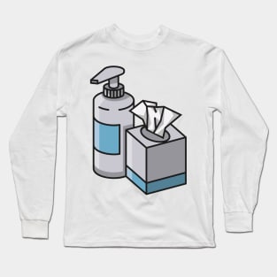 Lotion and tissues Long Sleeve T-Shirt